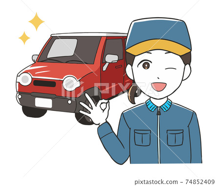 Auto mechanic female okay light car Auto mechanic female okay light car 74852409