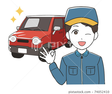 Auto mechanic male okay light car Auto mechanic male okay light car 74852410