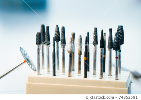 Grinding tools and drills for dental technicians Grinding tools and drills for dental technicians 74852581