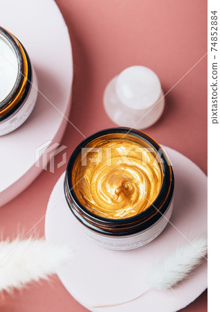 Skincare bestsellers cosmetics jars 74852884