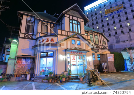 [Oita Prefecture] Night view of Ekimae Koutou Onsen (Beppu Onsen) 74853794