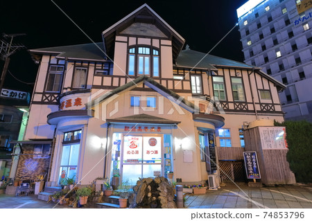 [Oita Prefecture] Night view of Ekimae Koutou Onsen (Beppu Onsen) 74853796