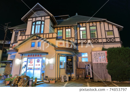 [Oita Prefecture] Night view of Ekimae Koutou Onsen (Beppu Onsen) 74853797