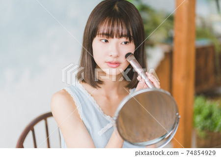 Late teenage girls morning 74854929