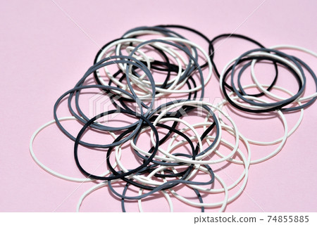 Monochrome rubber band Monochrome rubber band 74855885