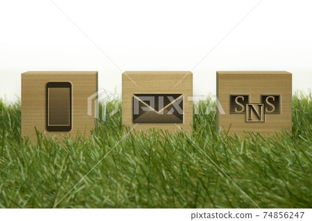 Contact us icon of building blocks Contact us icon of building blocks 74856247