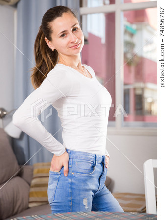 sports girl jeans