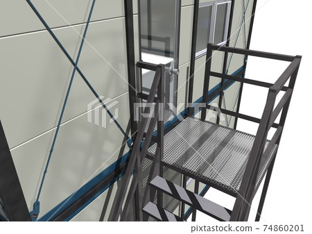 預製二樓樓梯(3DCG) 預製二樓樓梯(3DCG) 74860201