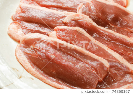 Duck loin meat Duck loin meat 74860367