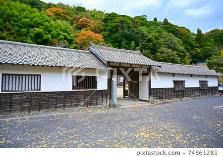 Iwami Ginzan Omori Daikansho Ruins Gate Ota City Iwami Ginzan Omori Daikansho Ruins Gate Ota City 74861281