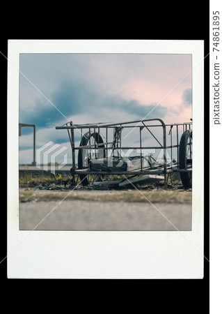 後車海景極地風格素材 74861895