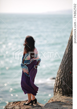 Sea nostalgic season, beach, travel 74862502