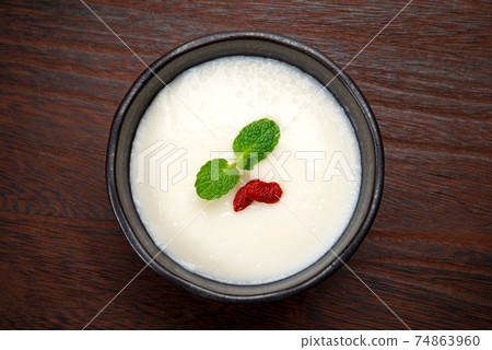 Dessert almond tofu Dessert almond tofu 74863960