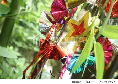 Glittering Tanabata decoration 74864657
