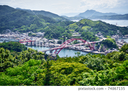 倉橋島廣島縣吳市瀨戶內海Ondoo Bridge 倉橋島廣島縣吳市瀨戶內海Ondoo Bridge 74867135