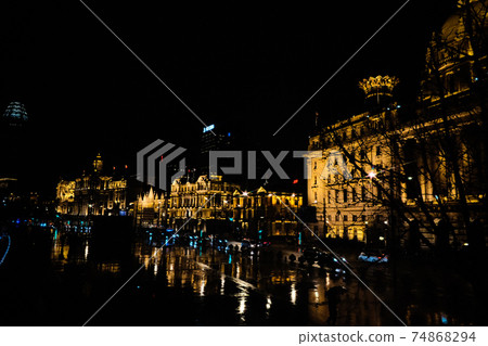 上海夜景 上海夜景 74868294