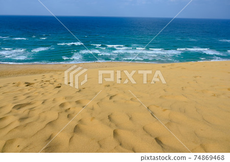 Tottori Sand Dunes, Sea of Japan, Tottori City Tottori Sand Dunes, Sea of Japan, Tottori City 74869468