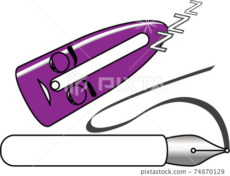 pen, pens, purple 74870129