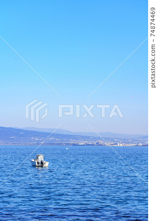 [Shizuoka Prefecture] Suruga Bay seen from the Izu Peninsula 74874469
