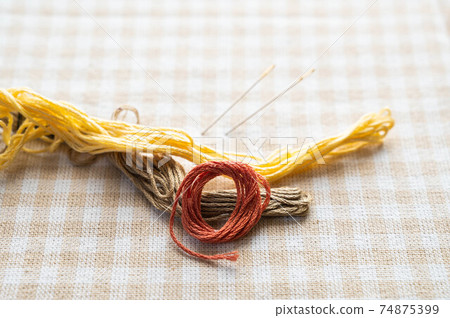 Embroidery needle and thread Embroidery needle and thread 74875399