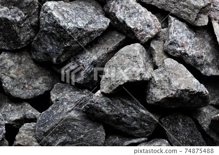 Granite gravel texture 74875488