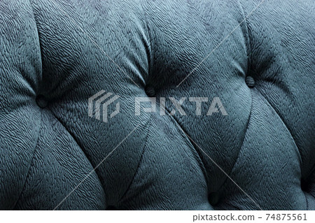 Cyan cloth sofa texture background.Concept Textures of furniture Cyan cloth sofa texture background.Concept Textures of furniture 74875561