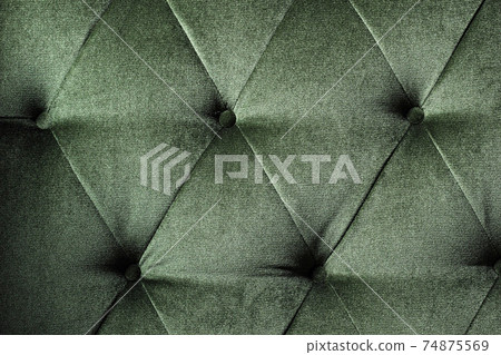 Green cloth sofa texture background.Concept Textures of furniture Green cloth sofa texture background.Concept Textures of furniture 74875569