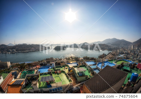 Yeosu city view from Gosodong 74875604