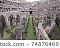 Inside the Colosseum taken on a trip to Italy 74876469