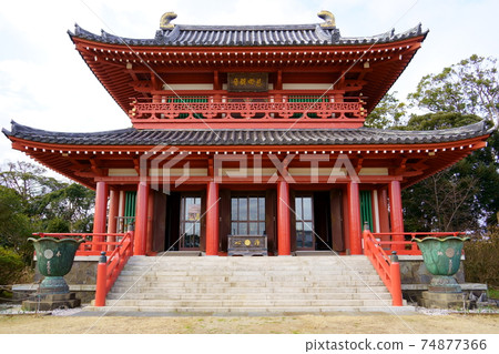 Shioneji Temple (Nara Yakushiji Higashi Kanto Betsuin) Main Hall [Itako City, Ibaraki Prefecture] 74877366