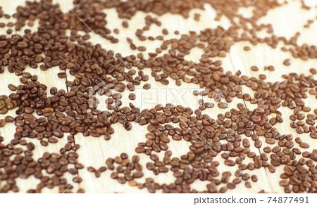 Natural grain of coffee Natural grain of coffee 74877491