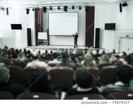 Speaker at Business Conference and Presentation. Audience the conference hall. Speaker at Business Conference and Presentation. Audience the conference hall. 74878557