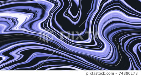 Abstract luxury liquid marble black and violet background. Purple marbled wave splash effect backdrop. Vector illustration of design template for banner, poster, card, wedding invitation Abstract luxury liquid marble black and violet background. Purple marbled wave splash effect backdrop. Vector illustration of design template for banner, poster, card, wedding invitation 74880178
