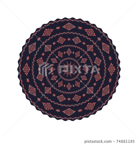 Romanian round design element 8 Romanian round design element 8 74881185