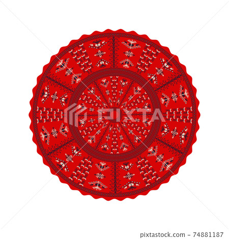 Romanian round design element 5 Romanian round design element 5 74881187
