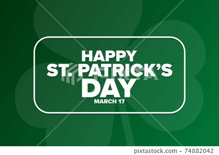 patrick, clover, vector 74882042