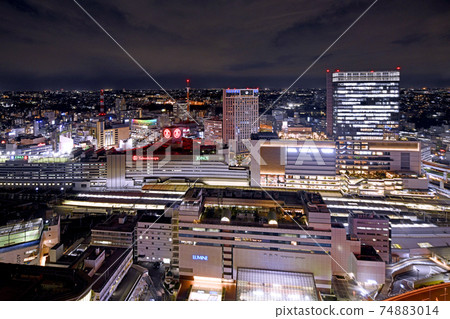Yokohama cityscape of Japan A panoramic view of the reborn Yokohama station. The right is JR Yokohama Tower Yokohama cityscape of Japan A panoramic view of the reborn Yokohama station. The right is JR Yokohama Tower 74883014