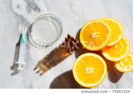 Citrus fruit vitamin c serum oil beauty care 74883104