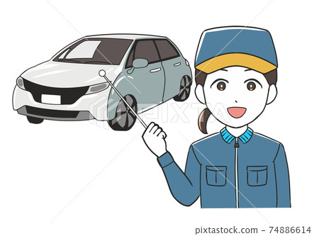 汽車修理工女解釋普通車 汽車修理工女解釋普通車 74886614
