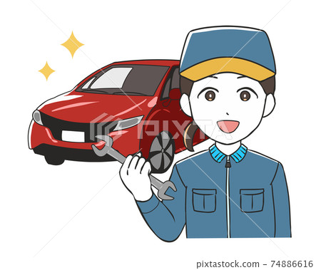 汽車修理工女扳手普通車 汽車修理工女扳手普通車 74886616