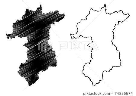 Yala Province map vector.... Yala Province map vector.... 74886674