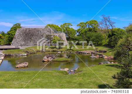 Ako城堡本丸花園和塔 Ako城堡本丸花園和塔 74890318