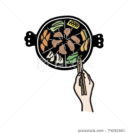 Genghis Khan hand-drawn style illustration (color) Genghis Khan hand-drawn style illustration (color) 74892861
