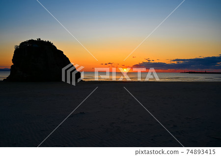 Inasa Beach Bentenjima Sunset Izumo City Inasa Beach Bentenjima Sunset Izumo City 74893415