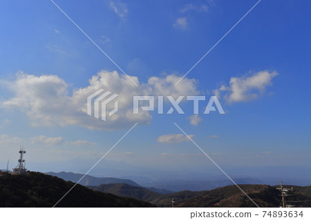 View from the summit Mt. Wanitsuka, Miyazaki Prefecture View from the summit Mt. Wanitsuka, Miyazaki Prefecture 74893634