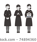 3件哀悼中的婦女 74894360
