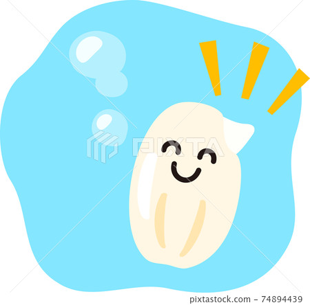 發芽的糙米浸在水中 74894439