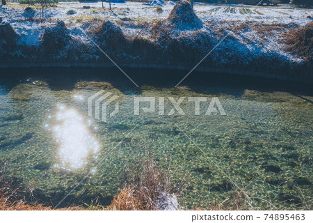 Wasabi field drainage channel [February] 74895463