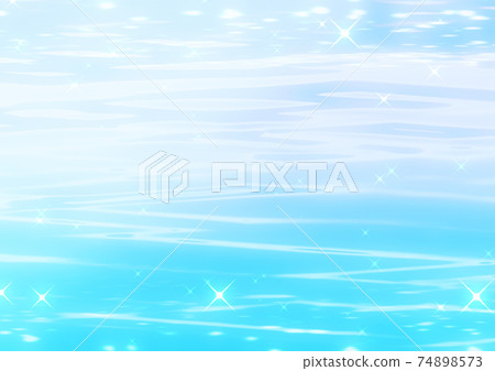 閃耀的水纹背景 74898573