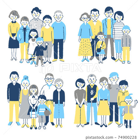 4 sets of 3 generation family 74900228